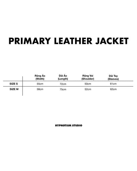 [HYPNOTISM] PRIMARY LEATHER JACKET