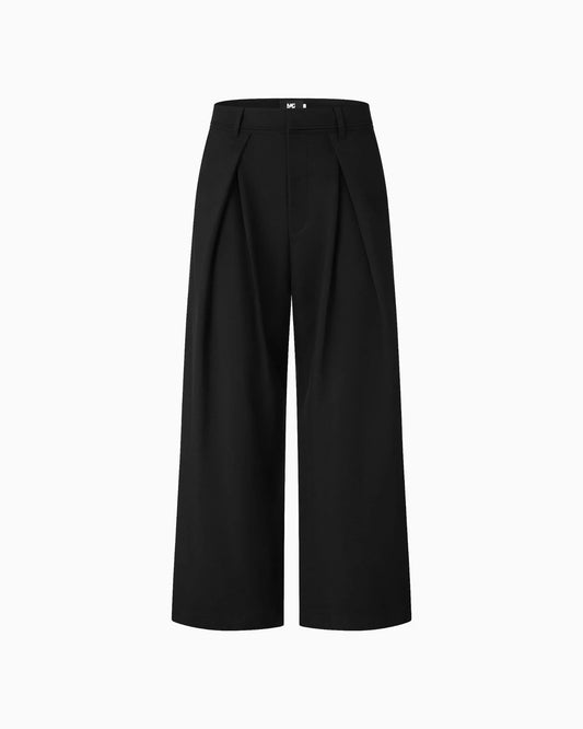 [MAHU] RELAXED PLEATED TROUSERS