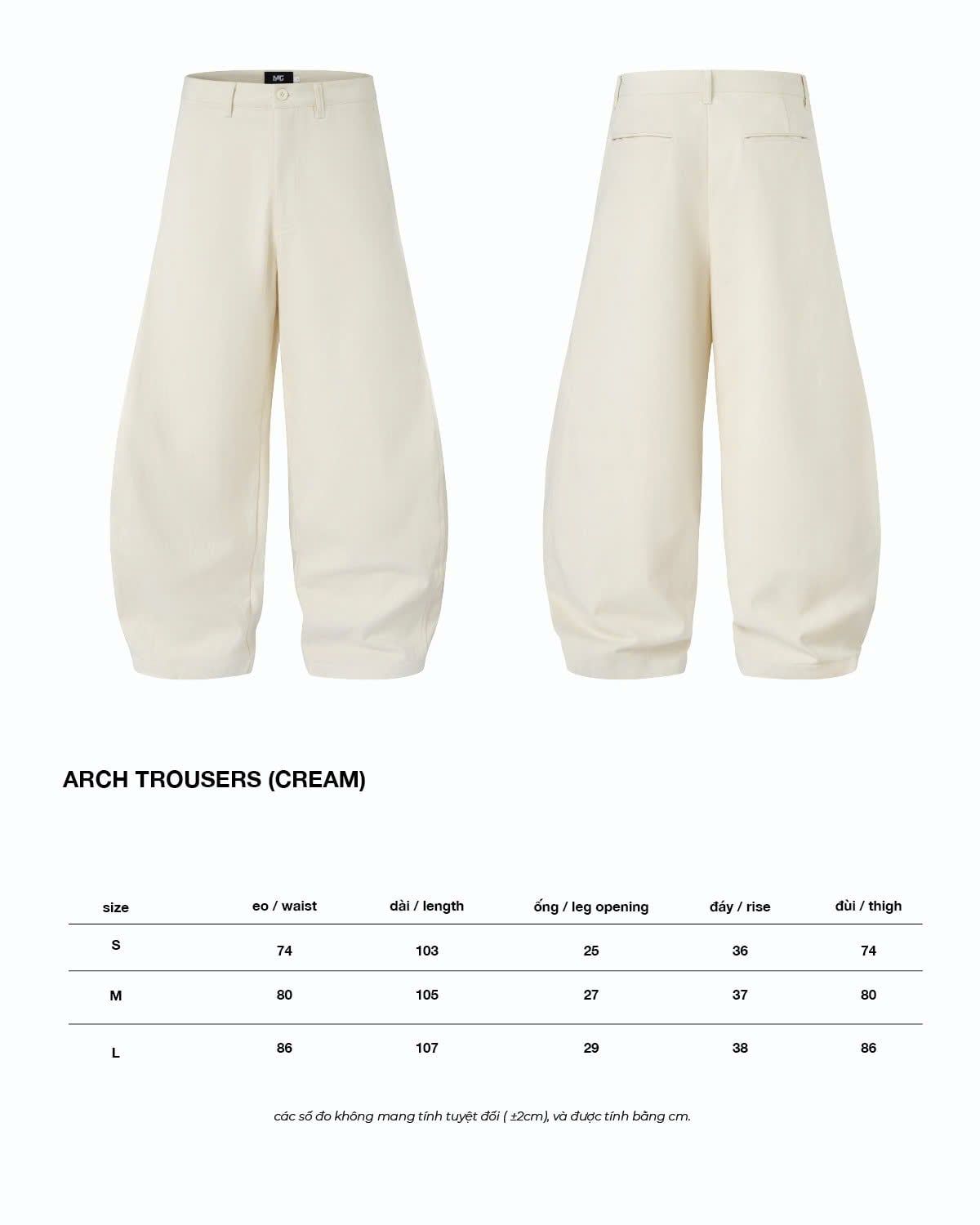 [MAHU] ARCH TROUSERS
