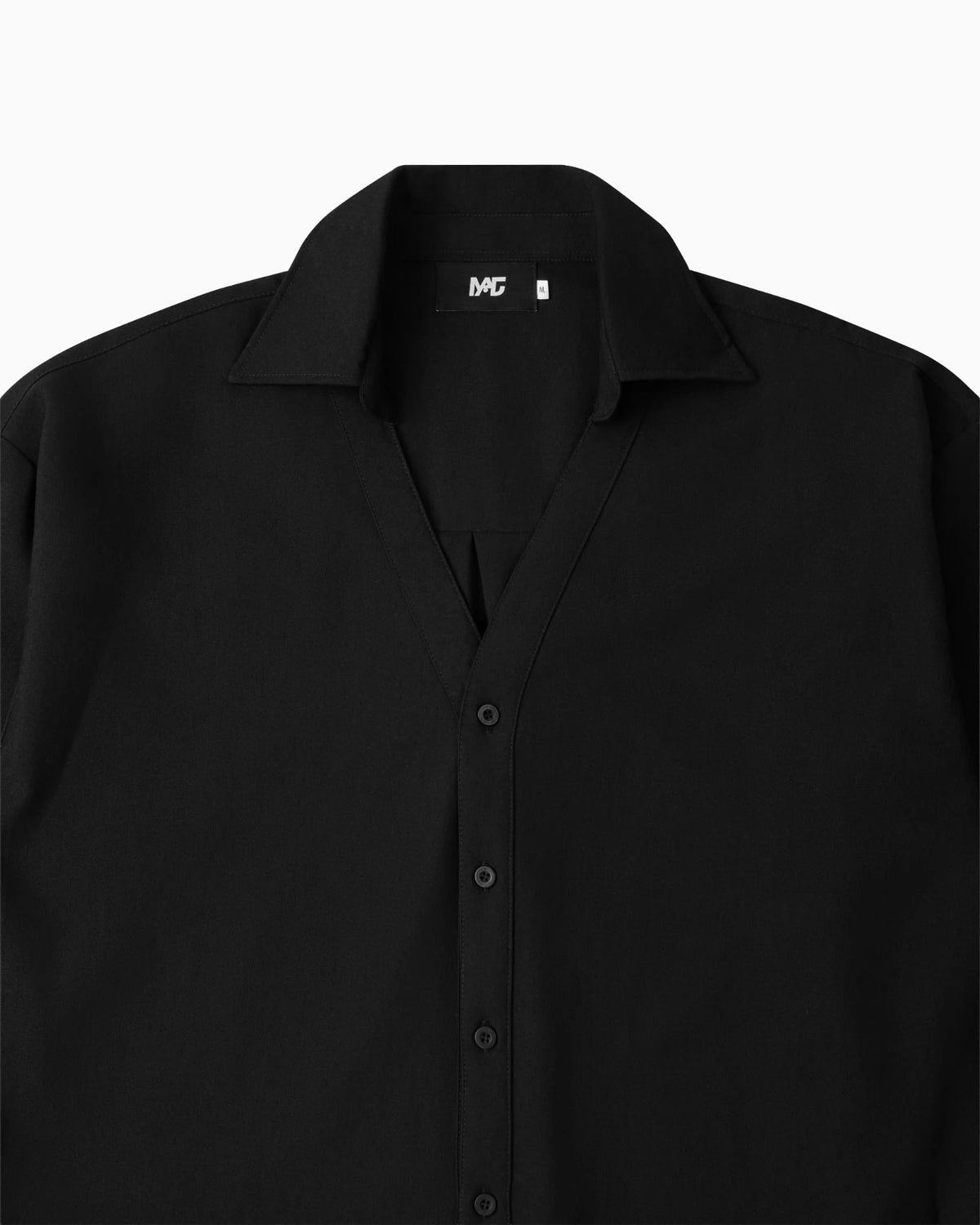 [MAHU] COLLARED CARDIGAN SHIRT