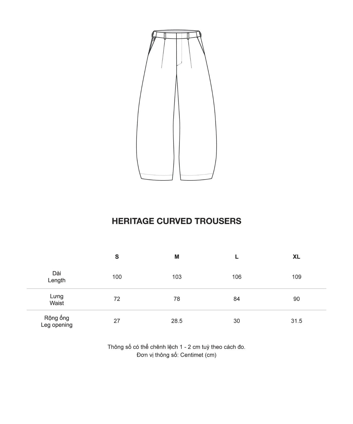 [PROJECT95] HERITAGE CURVE TROUSERS